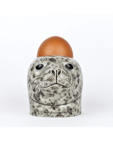 Harbour Seal - Eggcup Quail Ceramics cute egg cup holder