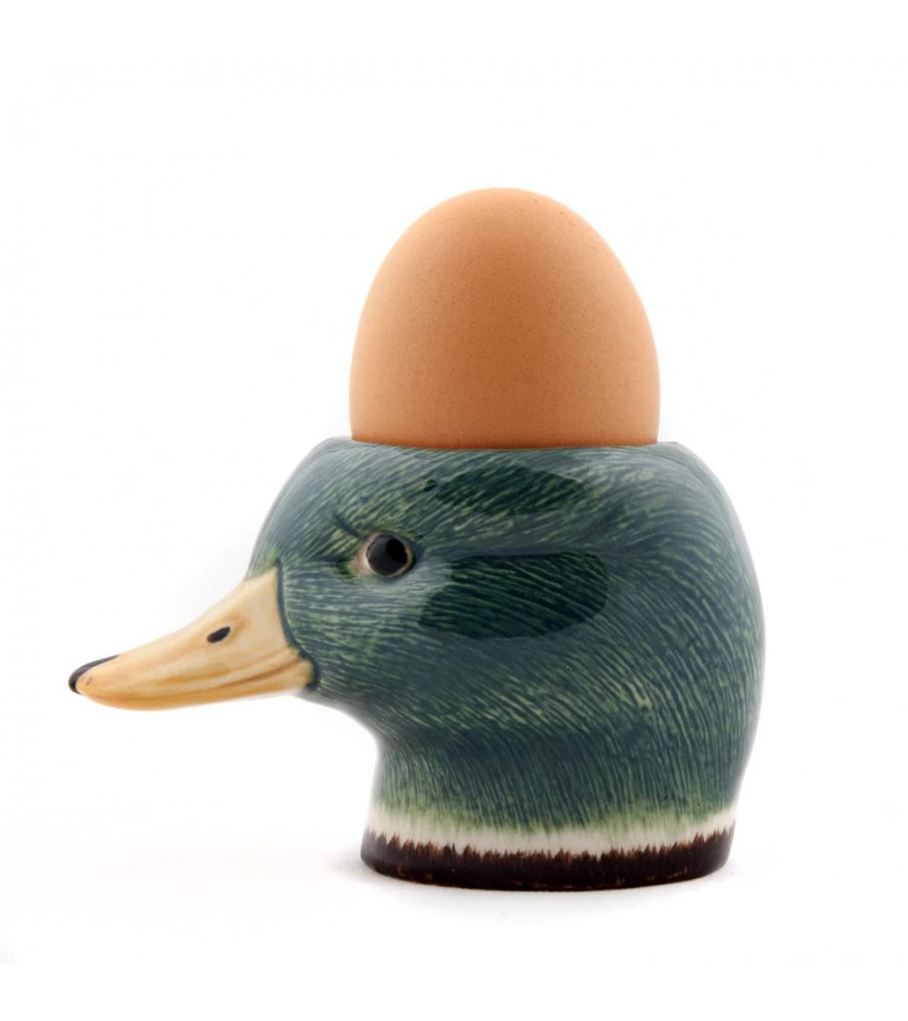 Mallard duck - Eggcup Quail Ceramics cute egg cup holder