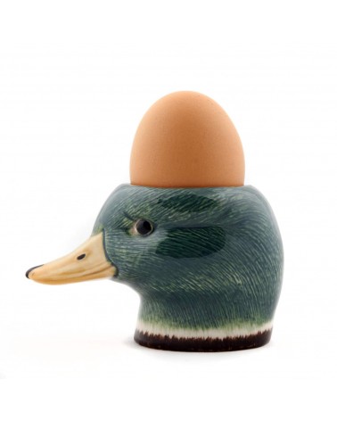 Mallard duck - Eggcup Quail Ceramics cute egg cup holder