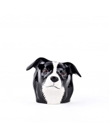 Border Collie - Eggcup Quail Ceramics cute egg cup holder