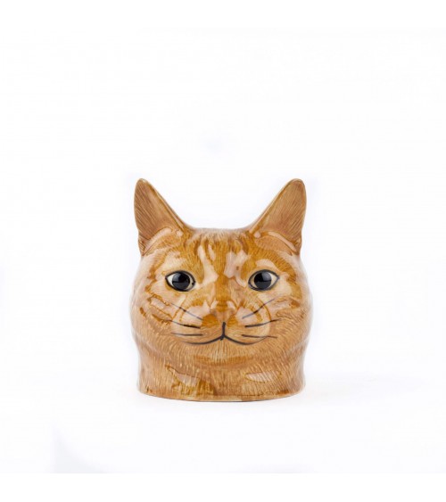 Vincent - Ginger Cat - Eggcup Quail Ceramics cute egg cup holder