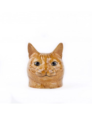 Vincent - Ginger Cat - Eggcup Quail Ceramics cute egg cup holder