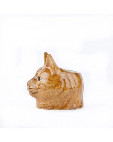 Vincent - Ginger Cat - Eggcup Quail Ceramics cute egg cup holder