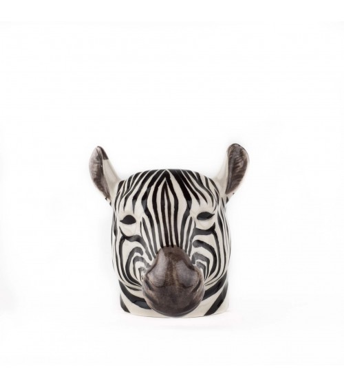 Zebra - Eggcup Quail Ceramics cute egg cup holder