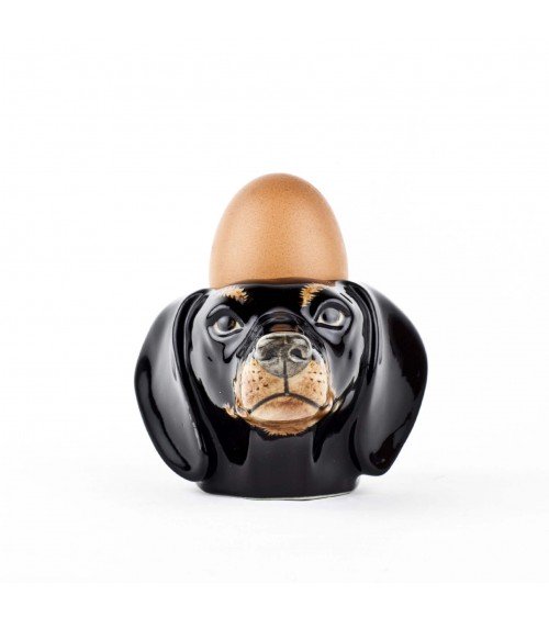 Dachshund - Eggcup Quail Ceramics cute egg cup holder