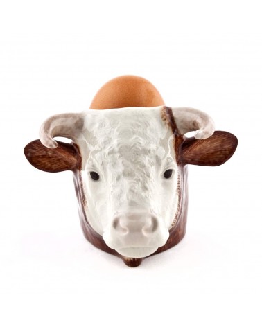 Hereford Bull - Eggcup Quail Ceramics cute egg cup holder