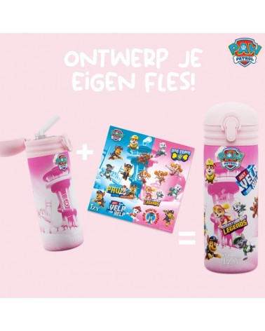 Paw Patrol - Kinder Thermo Trinkflasche - Rosa IZY Bottles trink thermos flaschen wasserflaschen sport kaufen