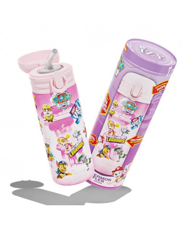 Gourde Pat patrouille - Rose - Gourde Isotherme enfant IZY Bottles gourde sport metal d eau aluminium thé design