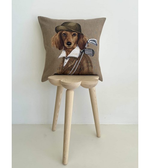 Cocker spaniel inglese golfista - Copricuscini divano Yapatkwa cuscini decorativi per divano deco di lusso originale