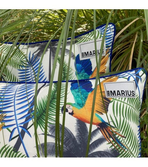 Aras - Housse de coussin pour extérieur Où est Marius exterieur imperméable salon chaise de jardin deco