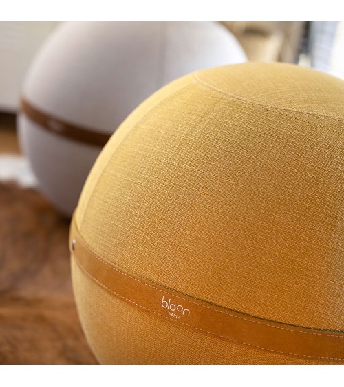 Bloon Original Giallo Zafferano - Sedia ergonomica Bloon Paris palla da seduta pouf gonfiabile