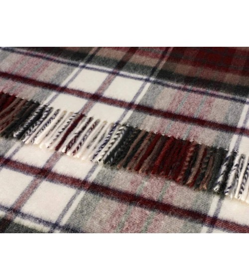 Plaid scozzese Dress Macduff - coperta in lana merinos Bronte by Moon per divano plaides coperta 100 lana di qualità