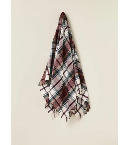 Tartan throw Dress Macduff - Merino wool blanket Bronte by Moon clan plaids english sofa cozy soft throw blanket