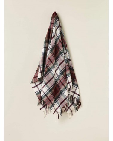 Plaid scozzese Dress Macduff - coperta in lana merinos Bronte by Moon per divano plaides coperta 100 lana di qualità