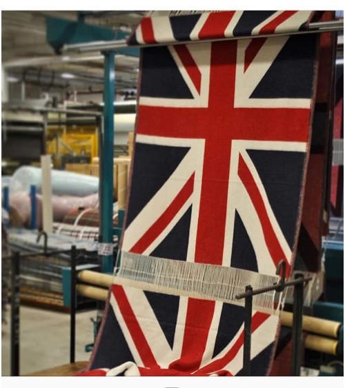 Couverture UNION JACK - Plaid en laine pour canapé Bronte by Moon plaide pour canapé de lit cocooning chaud