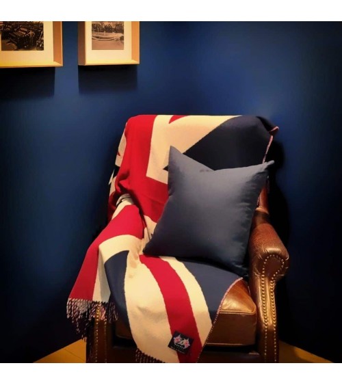 UNION JACK sofa throw - Merino wool blanket Bronte by Moon best for sofa throw warm cozy soft