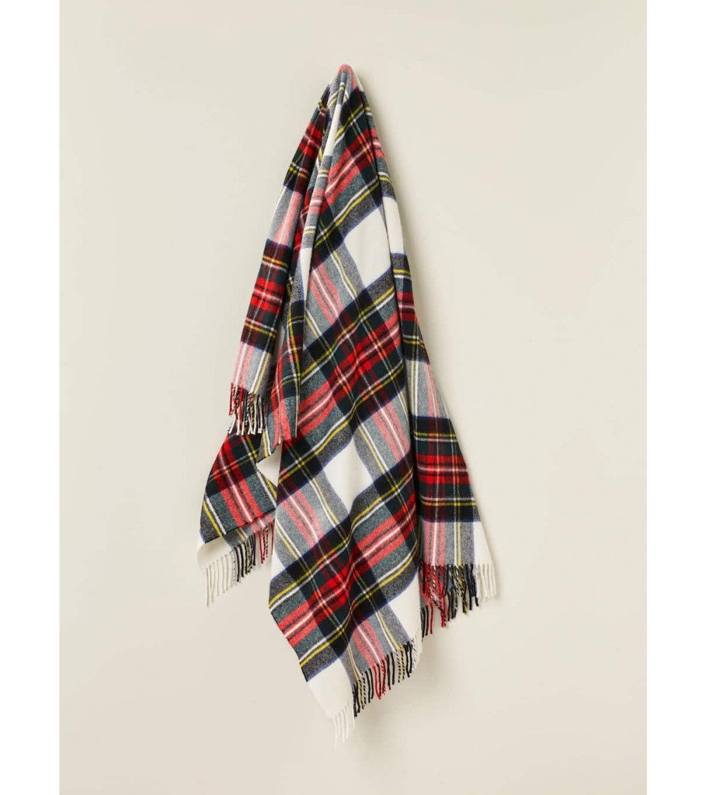 Plaid scozzese Dress Stewart - coperta in lana merinos Bronte by Moon di qualità per divano coperte plaid