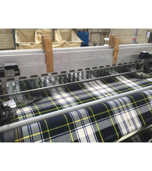 Tartan throw Dress Gordon - Merino wool blanket Bronte by Moon clan plaids english sofa cozy soft throw blanket