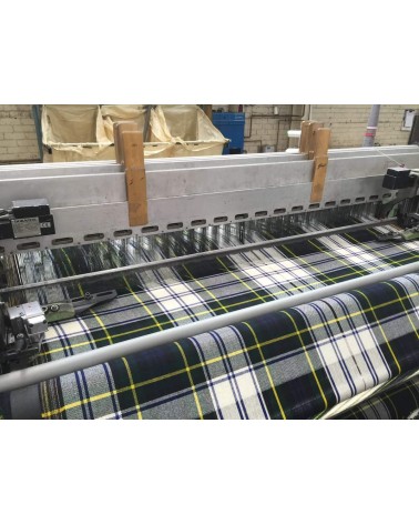 Tartan throw Dress Gordon - Merino wool blanket Bronte by Moon clan plaids english sofa cozy soft throw blanket