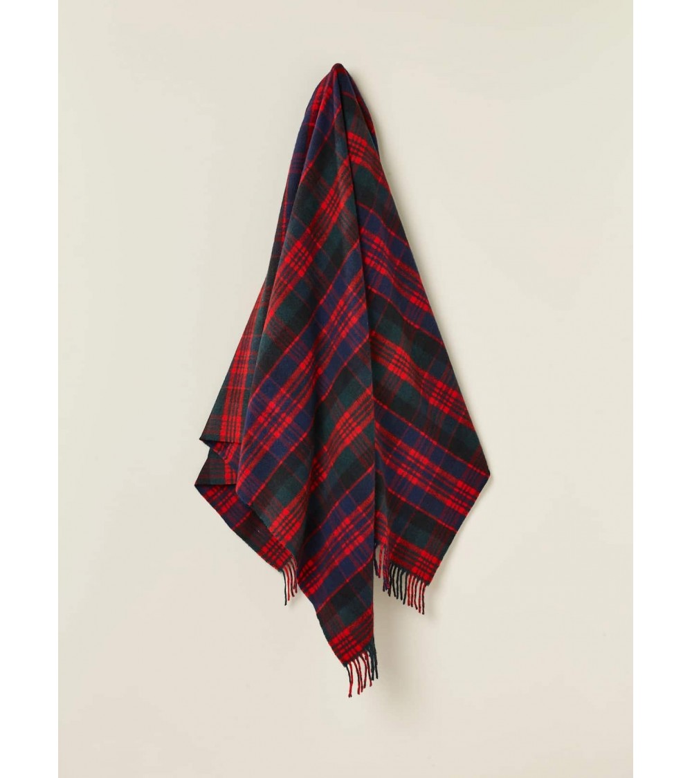 Tartan throw Macdonald - Merino wool blanket Bronte by Moon clan plaids english sofa cozy soft throw blanket