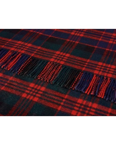 Tartan throw Macdonald - Merino wool blanket Bronte by Moon clan plaids english sofa cozy soft throw blanket