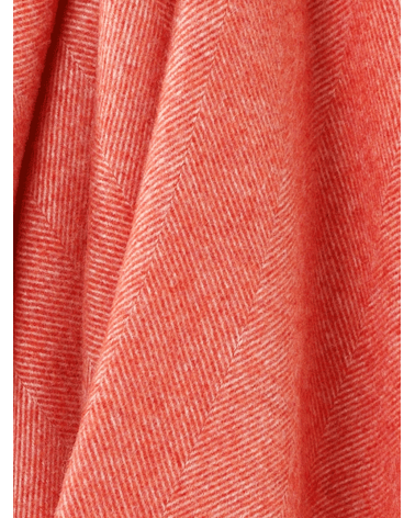 Wolldecke HERRINGBONE Flame - Rote Decke, Kuscheldecke Bronte by Moon Schafwolldecke warme Woll Decken Sofa wohndecke kaufen