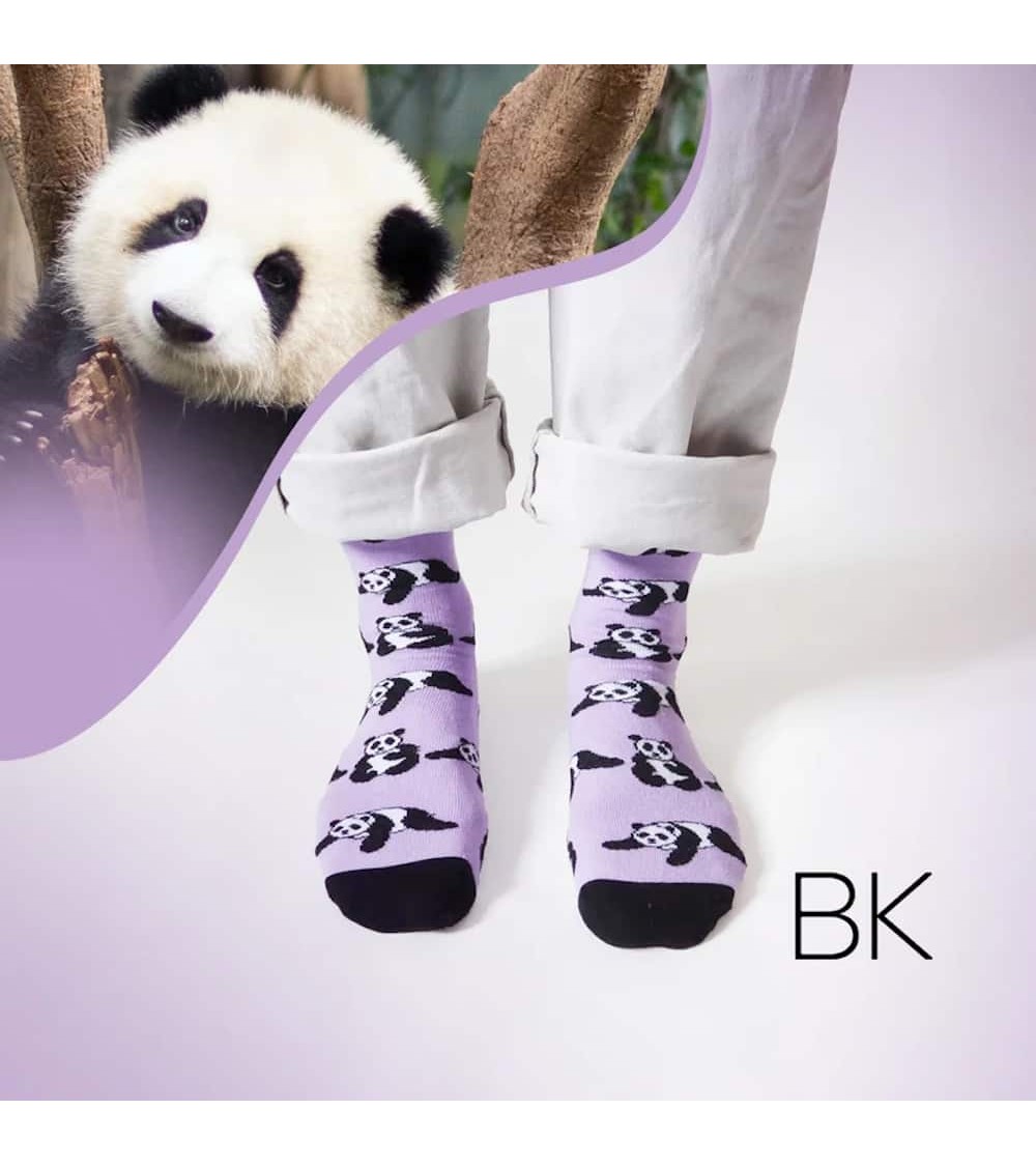 Sauvez les Pandas - Chaussettes en bambou Bare Kind jolies pour femme originales pour homme chausset rigolotes drole Suisse