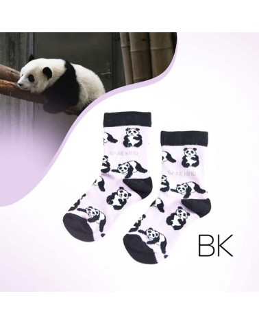 Sauvez les Pandas - Chaussettes enfant en bambou Bare Kind jolies pour femme originales pour homme chausset rigolotes drole S...