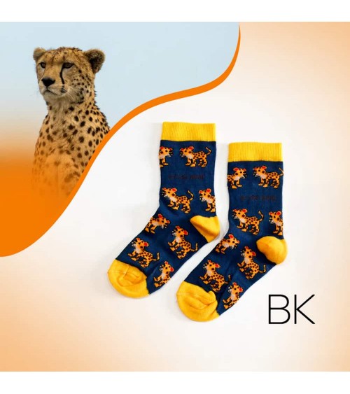 Rettet die Leoparden - Bambus Kindersocken Bare Kind socke kuschelsocken für damen lustig herren farbige coole socken