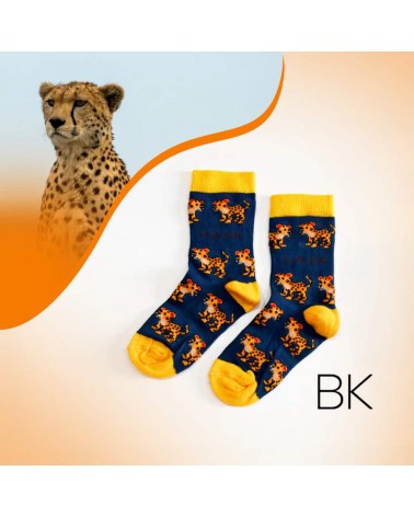 Rettet die Leoparden - Bambus Kindersocken Bare Kind socke kuschelsocken für damen lustig herren farbige coole socken