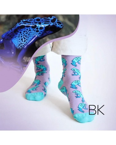 Rettet die Frösche - Bambus Socken Bare Kind socke kuschelsocken für damen lustig herren farbige coole socken