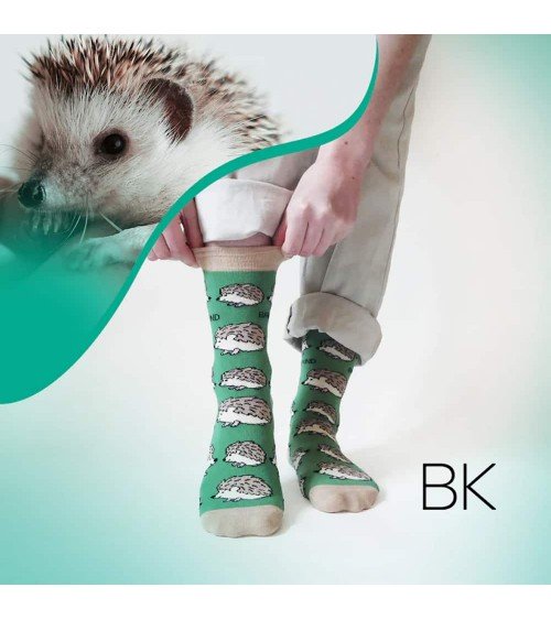 Save the Hedgehogs - Bamboo Socks Bare Kind funny crazy cute cool best pop socks for women men