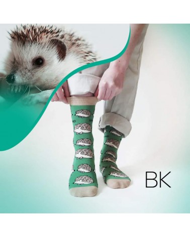 Save the Hedgehogs - Bamboo Socks Bare Kind funny crazy cute cool best pop socks for women men