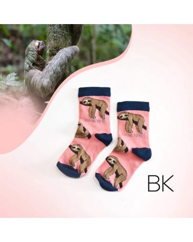 Rettet die Faultiere - Bambus Kindersocken Bare Kind socke kuschelsocken für damen lustig herren farbige coole socken