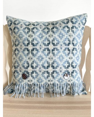 Dartmouth Blau - Zierkissen, Dekokissen aus Wolle Bronte by Moon zierkissen sofa deko kissen kaufen dekokissen sofakissen