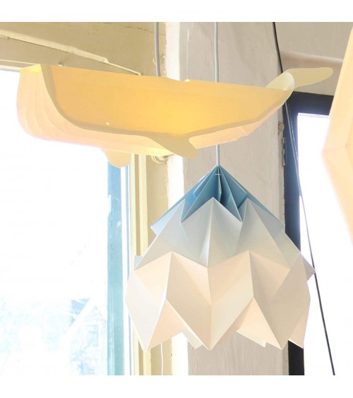 Lampe Baleine - Suspension luminaire avec abat-jour en papier Studio Snowpuppe lampes suspendues design lustre moderne salon ...