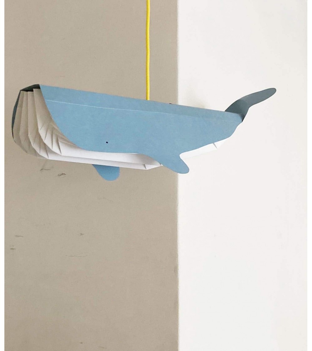 Lampe Baleine - Suspension luminaire avec abat-jour en papier Studio Snowpuppe lampes suspendues design lustre moderne salon ...