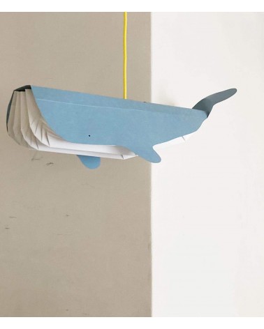 Lampe Baleine - Suspension luminaire avec abat-jour en papier Studio Snowpuppe lampes suspendues design lustre moderne salon ...