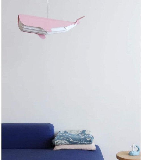 Lampe Baleine - Suspension luminaire avec abat-jour en papier Studio Snowpuppe lampes suspendues design lustre moderne salon ...