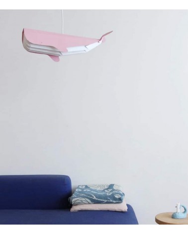 Lampe Baleine - Suspension luminaire avec abat-jour en papier Studio Snowpuppe lampes suspendues design lustre moderne salon ...