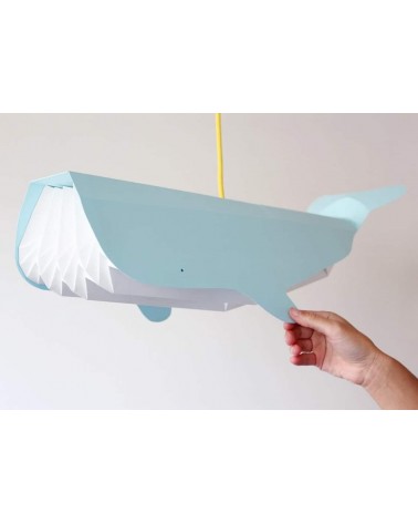 Lampe Baleine - Suspension luminaire avec abat-jour en papier Studio Snowpuppe lampes suspendues design lustre moderne salon ...