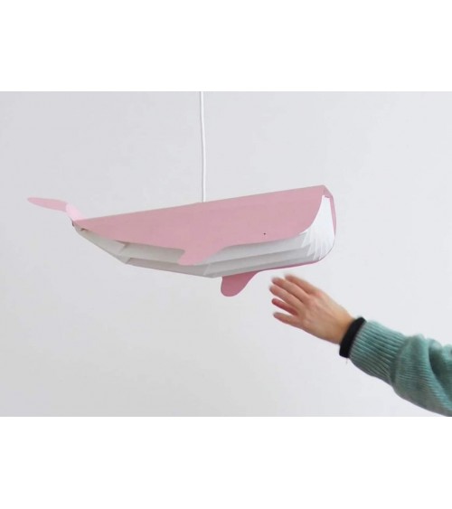 Lampe Baleine - Suspension luminaire avec abat-jour en papier Studio Snowpuppe lampes suspendues design lustre moderne salon ...