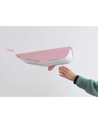 Lampe Baleine - Suspension luminaire avec abat-jour en papier Studio Snowpuppe lampes suspendues design lustre moderne salon ...