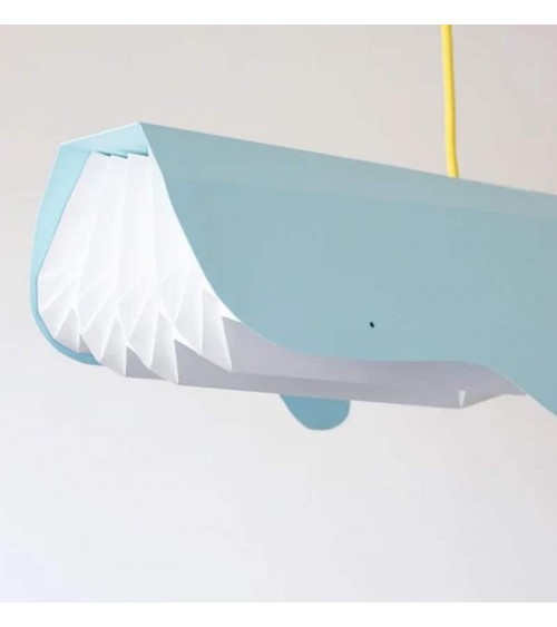 Lampe Baleine - Suspension luminaire avec abat-jour en papier Studio Snowpuppe lampes suspendues design lustre moderne salon ...