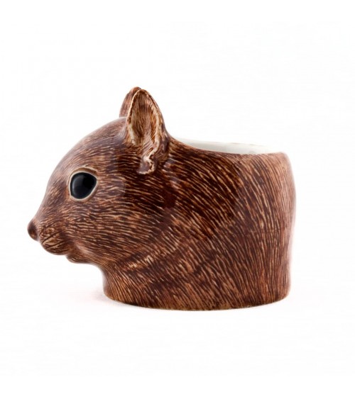 Squirrel - Egg cup holder Quail Ceramics cute egg cup holder