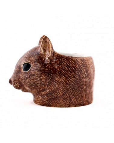 Squirrel - Egg cup holder Quail Ceramics cute egg cup holder