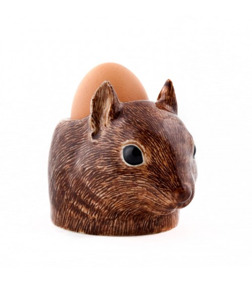 Squirrel - Egg cup holder Quail Ceramics cute egg cup holder