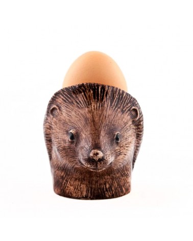 Hedgehog - Egg cup holder Quail Ceramics cute egg cup holder