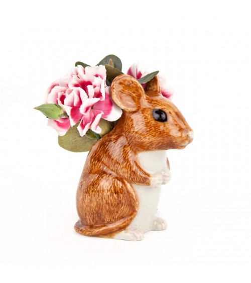 Wood Mouse - Mini flower vase, bud vase Quail Ceramics table flower living room vase kitatori switzerland
