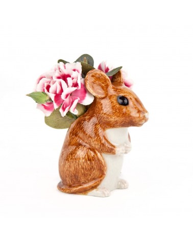 Wood Mouse - Mini flower vase, bud vase Quail Ceramics table flower living room vase kitatori switzerland